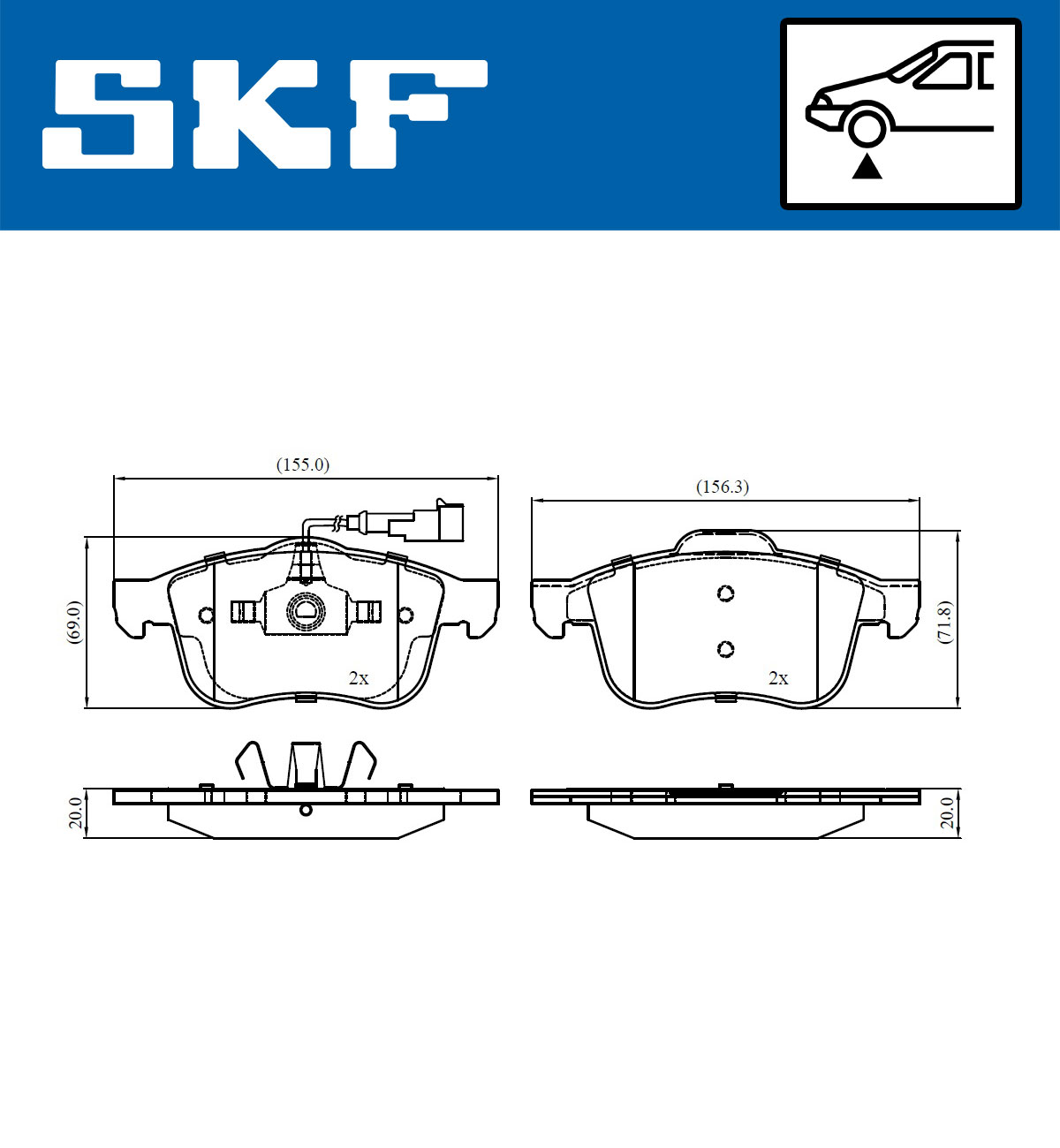 SKF VKBP 81043 E set...